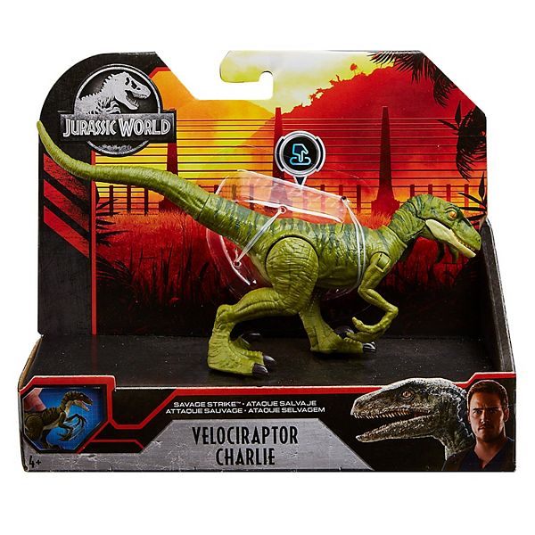 Jurassic World Savage Strike Velociraptor Delta Swipes Action Figure Model Press 