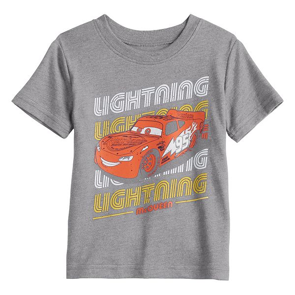 Jumping Beans Disney Cars Boys Gray Lightning McQueen shirt/Pants