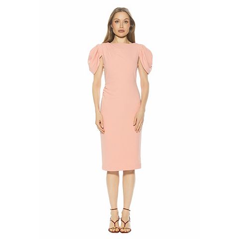 Женские платья ALEXIA Women's ALEXIA ADMOR Draped Shoulder Sheath Dress