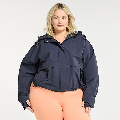 Plus Size FLX Woven Packable Jacket