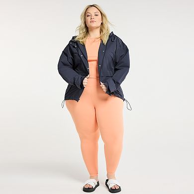 Plus Size FLX Woven Packable Jacket