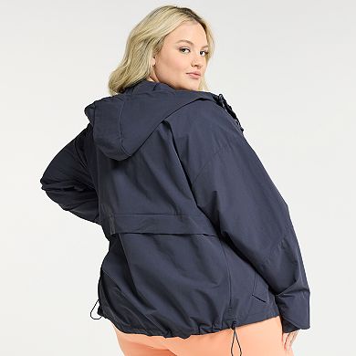 Plus Size FLX Woven Packable Jacket