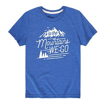 Boys 8-20 "To The Mountains We Go" Graphic Tee