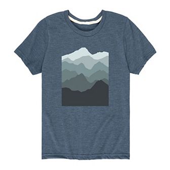 Boys 8-20 Minimalist Mountain Poster Graphic Tee