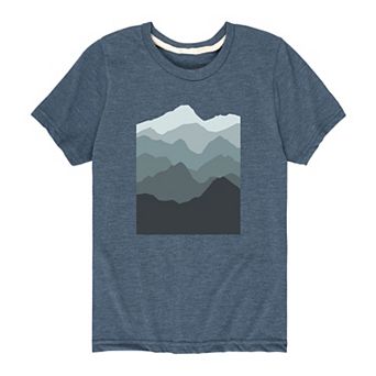 Boys 8-20 Minimalist Mountain Poster Graphic Tee