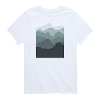 Boys 8-20 Minimalist Mountain Poster Graphic Tee