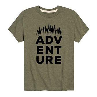 Boys 8-20 "Adventure" Graphic Tee