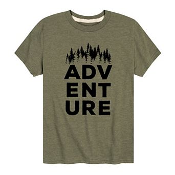 Boys 8-20 "Adventure" Graphic Tee