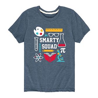Boys 8-20 "Smarty Squad" Graphic Tee