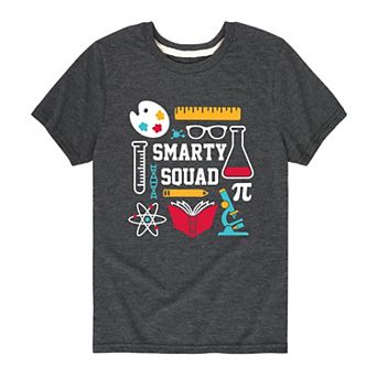 Boys 8-20 "Smarty Squad" Graphic Tee