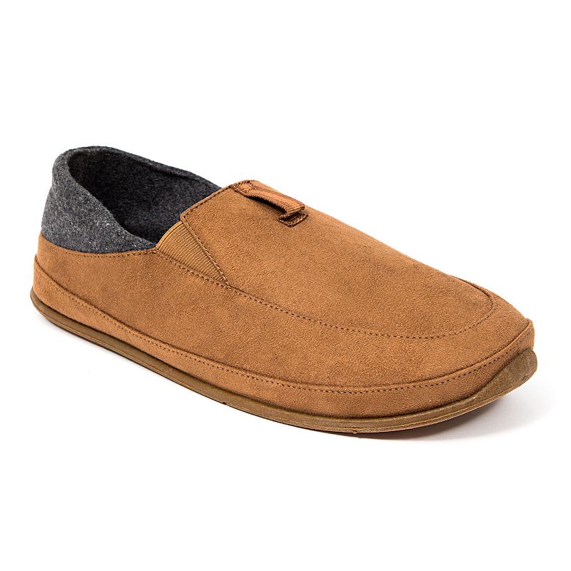 Deer Stags Slipperooz Campo Mens Slippers, Size: 10, Brown