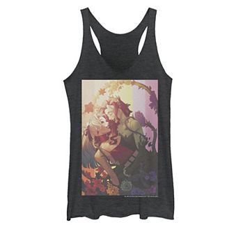Juniors' DC Comics Poison Ivy And Harley Quinn Split Poster Tank Top