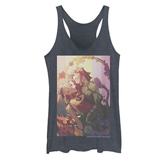 Juniors' DC Comics Poison Ivy And Harley Quinn Split Poster Tank Top
