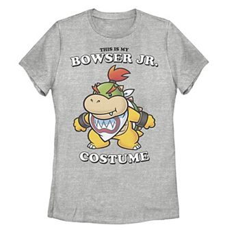 Juniors' Nintendo This Is My Bowser Jr. Costume Portrait Tee