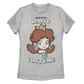 Juniors' Nintendo This Is My Daisy Costume Portrait Tee