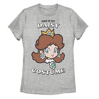 Juniors' Nintendo This Is My Daisy Costume Portrait Tee