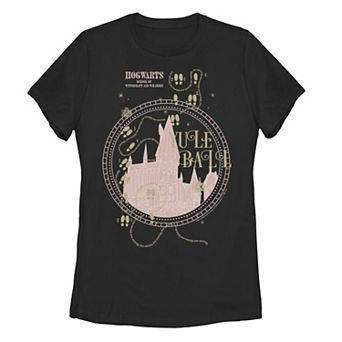 Juniors' Harry Potter Yule Ball Hogwarts Stamp Tee