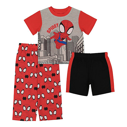 Spider-Man Boys 2-Piece Cotton Pajama Sleep Short Set