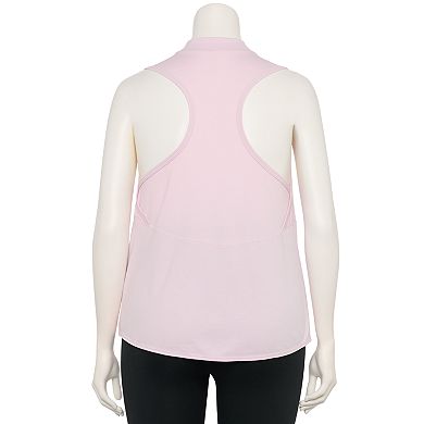 Plus Size FLX Commuter Mockneck Ribbed Tank