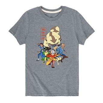 Boys 8-20 Avatar: The Last Airbender Gaang Group Graphic Tee
