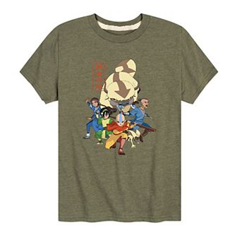 Boys 8-20 Avatar: The Last Airbender Gaang Group Graphic Tee