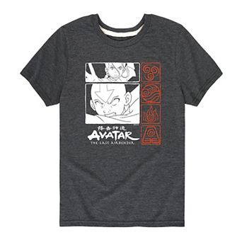 Boys 8-20 Avatar: The Last Airbender Aang & Katara Panels Graphic Tee