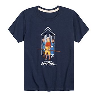 Boys 8-20 Avatar: The Last Airbender Trio Group Graphic Tee