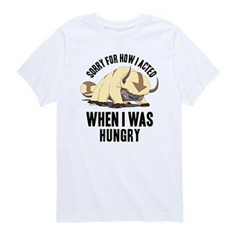 Boys 8-20 Avatar: The Last Airbender Appa "Sorry For How I Acted When I Was Hungry" Graphic Tee