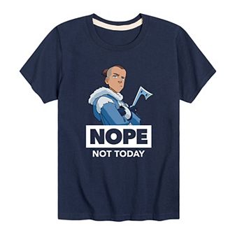 Boys 8-20 Avatar: The Last Airbender Sokka "Nope Not Today" Graphic Tee