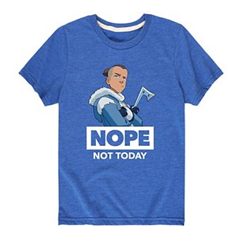 Boys 8-20 Avatar: The Last Airbender Sokka "Nope Not Today" Graphic Tee