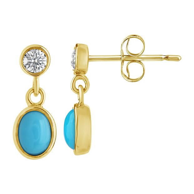 Kohls turquoise online earrings