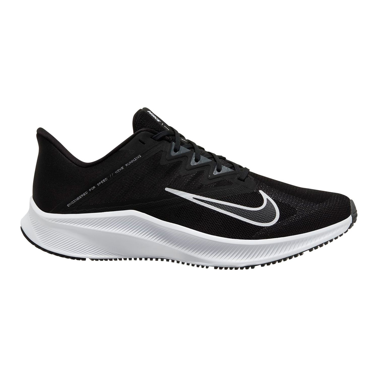 nike quest 3 black mens