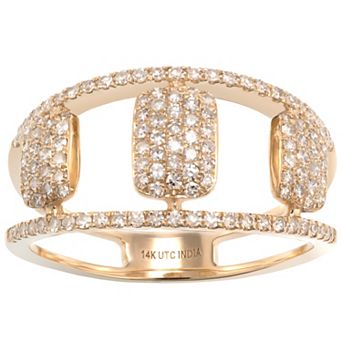 Luxle 14k Gold 1/2 Carat T.W. Diamond Ring