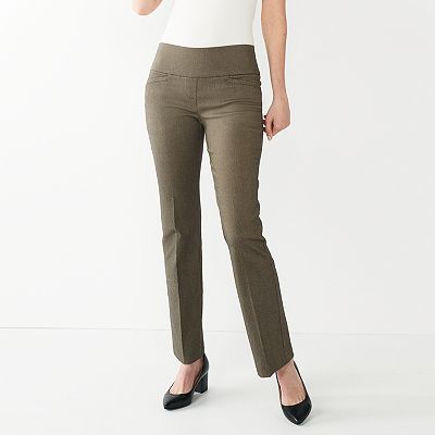 Nine West Pintuck Wide-Leg Ankle Dress Pants Womens 12 Light