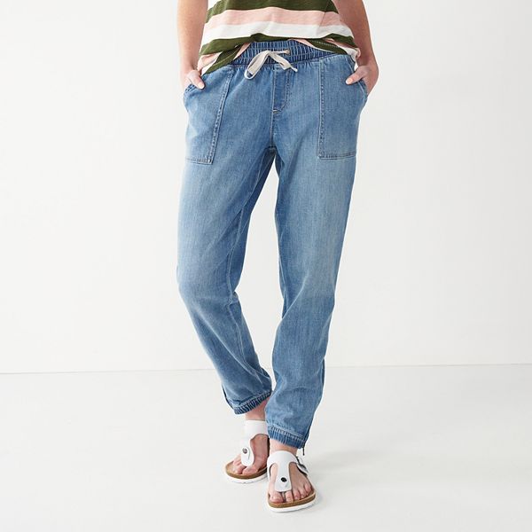 Women's Sonoma Goods For Life® ZipperHem ElasticWaist Utility Jogger