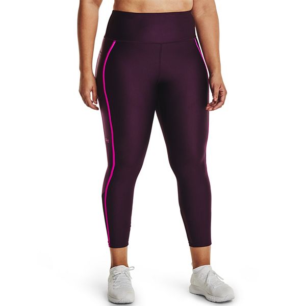 Women's HeatGear® No-Slip Waistband Shine Mesh Full-Length Leggings