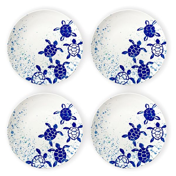 Celebrate Together™ Summer 4pc. Coastal Melamine Dinner Plate Set