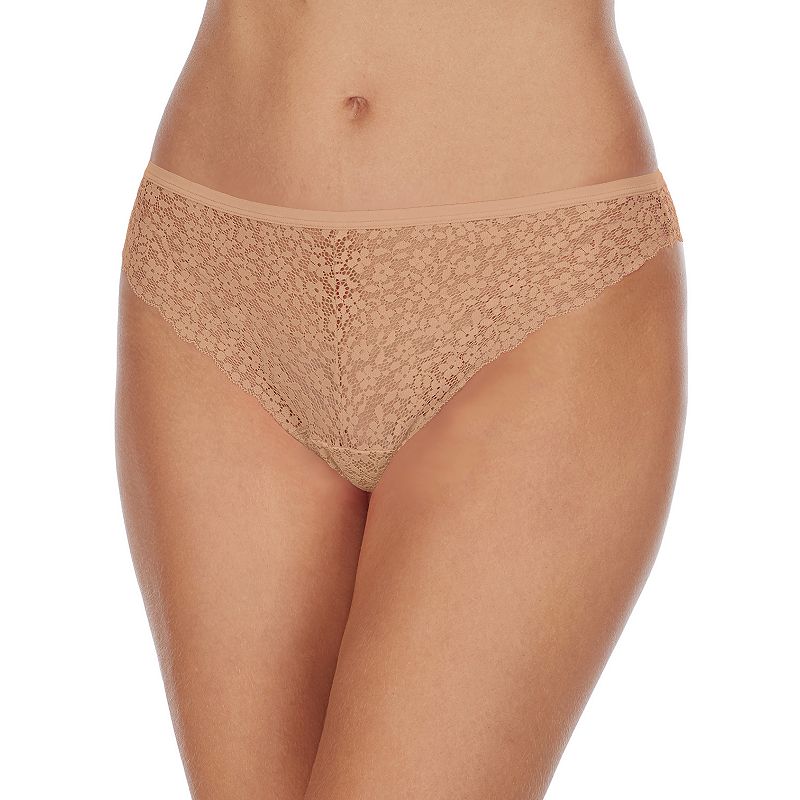 Juniors' SO® Lace Tanga Panty SO65001, Women's, Size: XL, Nude