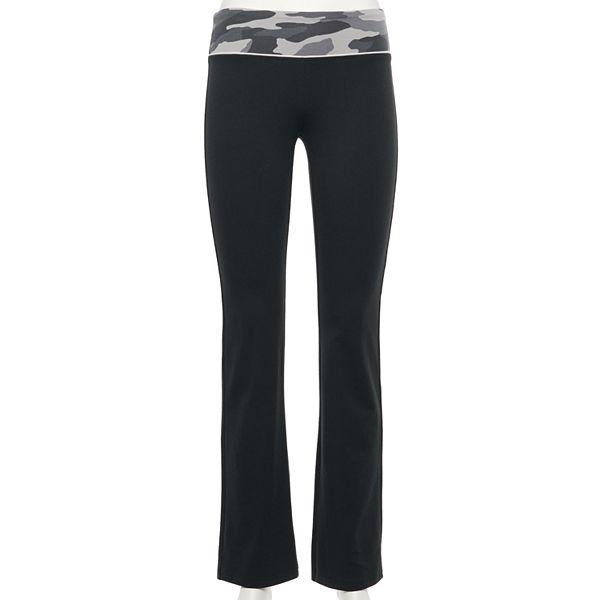 Juniors' SO® Bootcut Yoga Pants with Piping