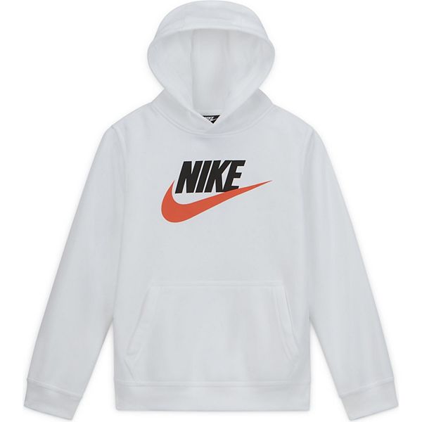 White nike sweatshirt youth sale