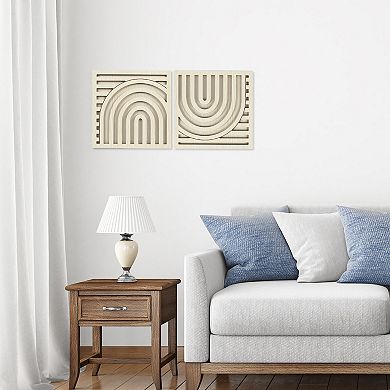 Sonoma Goods For Life Rainbow Panel Wall Decor 2-piece Set