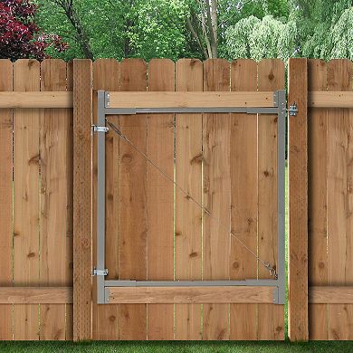 Adjust-A-Gate Steel Frame Gate Building Kit, 36"-72" Wide Opening Up To 6' High