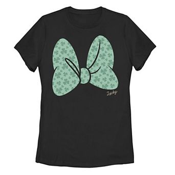 Disney's Minnie Mouse Shamrock Bow Tee