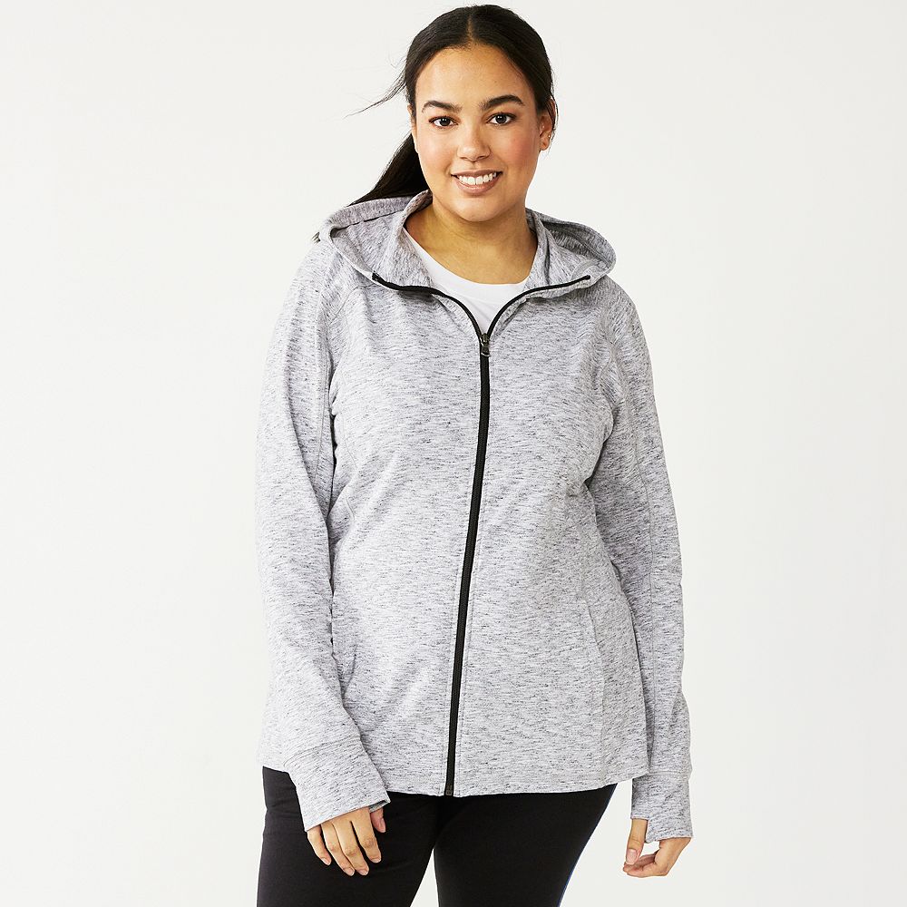 Plus Size Tek Gear® Essential Hooded Jacket Plus Size Tek Gear® Essential Hooded Jacket