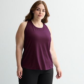 Plus Size Tek Gear® Essential Racerback Tank Top