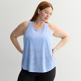 Plus Size Tek Gear® Essential Racerback Tank Top