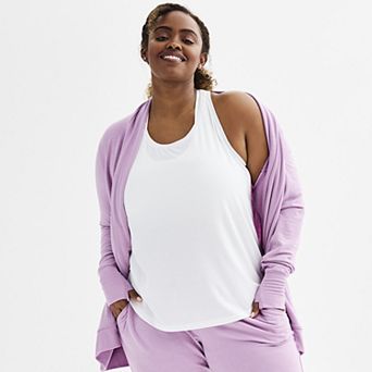 Plus Size Tek Gear® Essential Racerback Tank Top