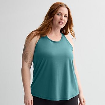 Plus Size Tek Gear® Essential Racerback Tank Top