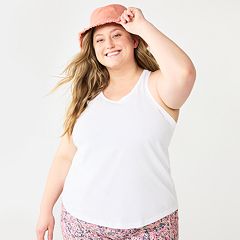 Kohls plus size tank 2024 tops