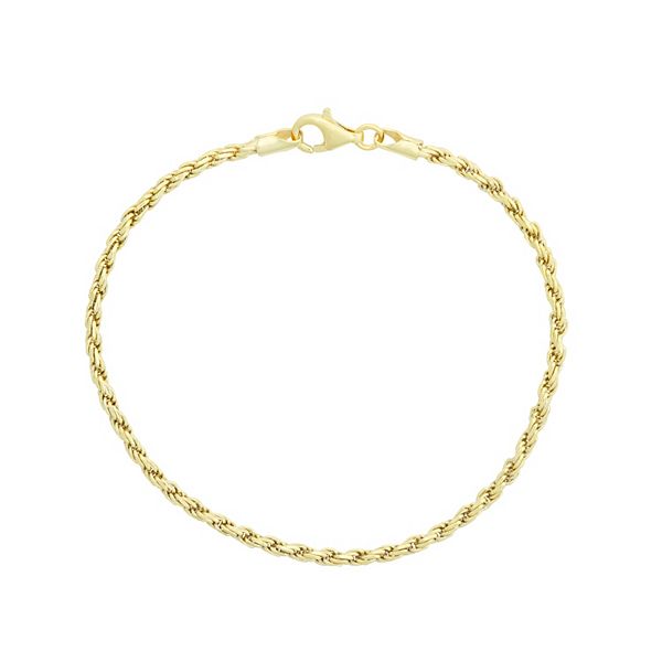 Giorgio di Vicenza Sterling Silver Rope Chain Bracelet